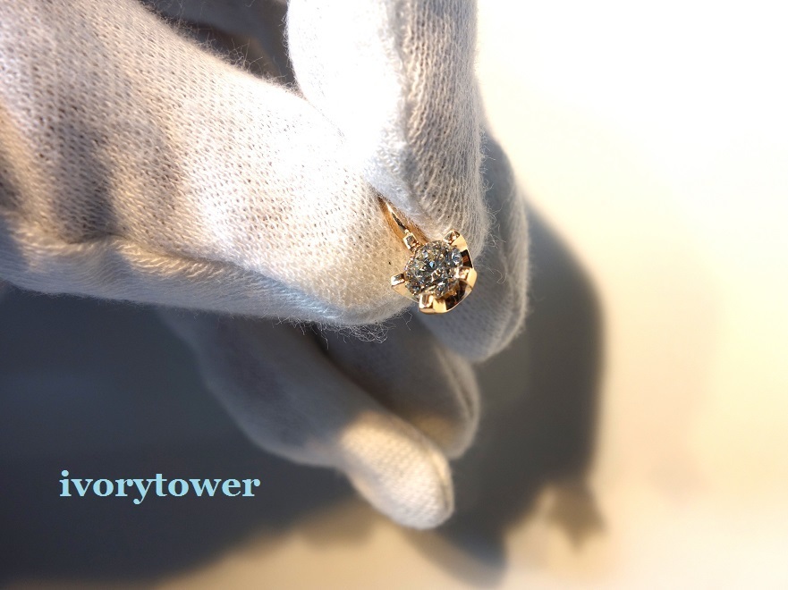 男性向けの一粒石”ダイヤモンドペンダント”: ivorytowerジュエリー